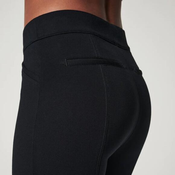 Spanx The Perfect Pant Ankle Backseam Skinny SIZE M Classic Black Ponte 20251R - Picture 2 of 13